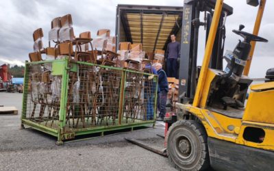 Donación de material escolar de la COMUNITAT SANTA DOROTEA DE BARCELONA (8-3-2023)