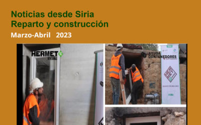 NOTICIAS DESDE SIRIA (REPARTO Y CONSTRUCCIÓN)  (9-5-2023)