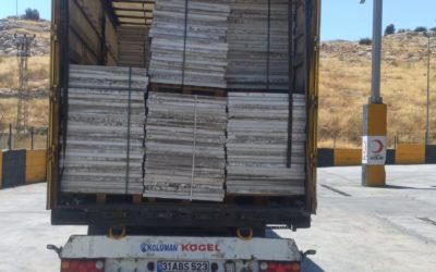 LLEGADA DE UN CONTENEDOR A SIRIA (189 DE LA ONG AAPS) (22-7-2023)