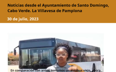 NOTICIAS DESDE EL AYUNTAMIENTO DE SANTO DOMINGO. CABO VERDE. LA VILLAVESA  (30-7-2023)