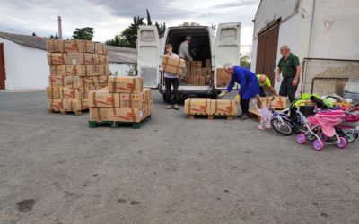 DONACIÓN DEL GRUPO DE APOYO A AYUDA CONTENEDORES DE ALSASUA (20-09-2023