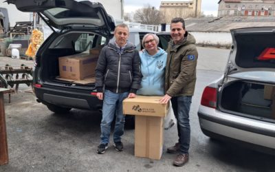 ENVÍO DE UNA FURGONETA-COURRIER A UCRANIA  (28-12-2023)