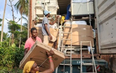 LLEGADA DE UN CONTENEDOR (AMBALA) A CAMERÚN (11-11-2025