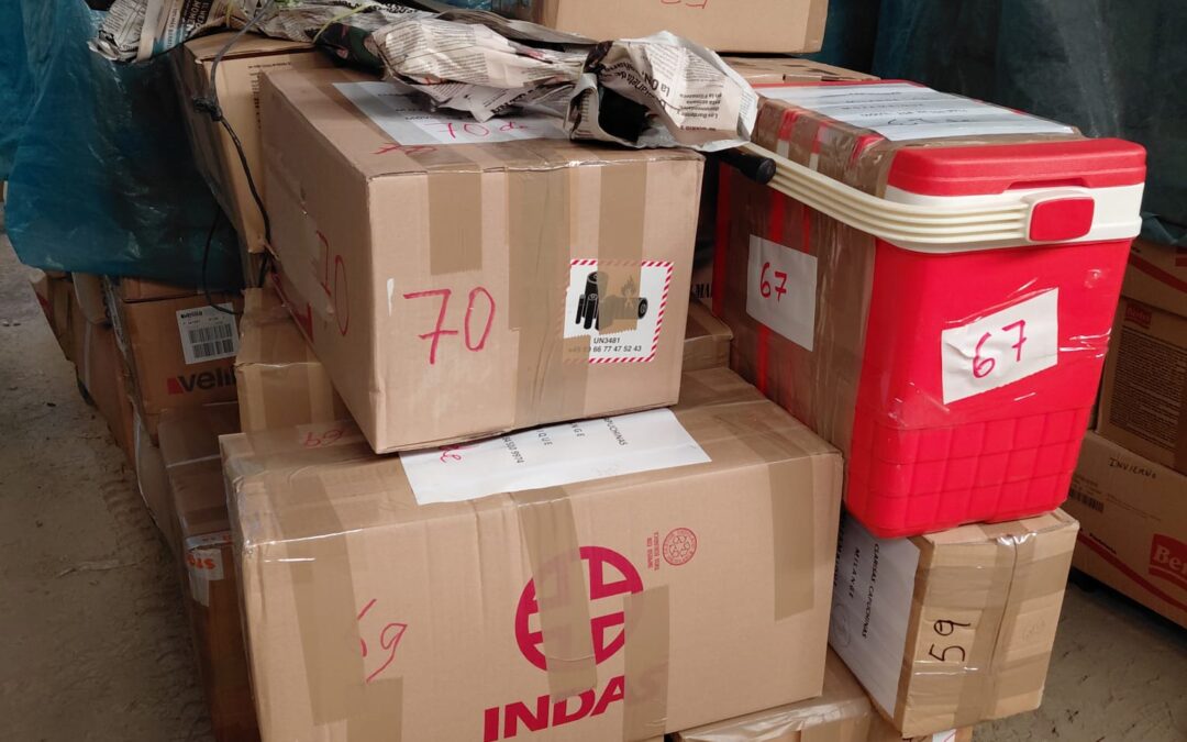 DONACIÓN MATERIALES PARA MOZAMBIQUE (PP CAPUCHINOS)  (04-11-2025)