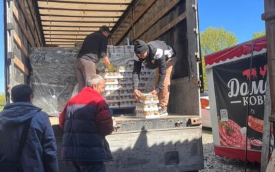 LLEGADA DE CAMIÓN TRÁILER A UCRANIA (KIEV) (30-04-2026)
