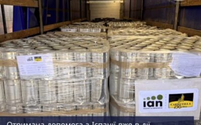 LLEGADA DE CAMIONES TRÁILERS A UCRANIA (BANCO ALIMENTOS KIEV) (09-04-2026)