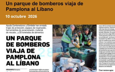 UN PARQUE DE BOMBEROS VIAJA DE PAMPLONA AL LÍBANO (10-10-2026)