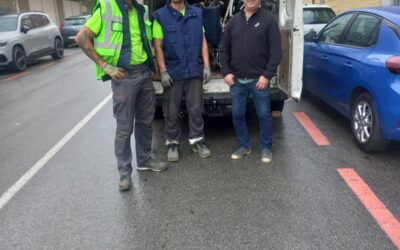 DONACIÓN DE BICICLETAS DESDE LA sociedad de funcionarios de Pamplona (02-10-2026)